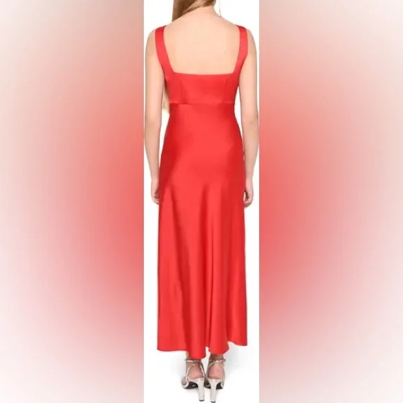 WAYF Siren Satin Maxi Dress size small - Picture 4 of 9
